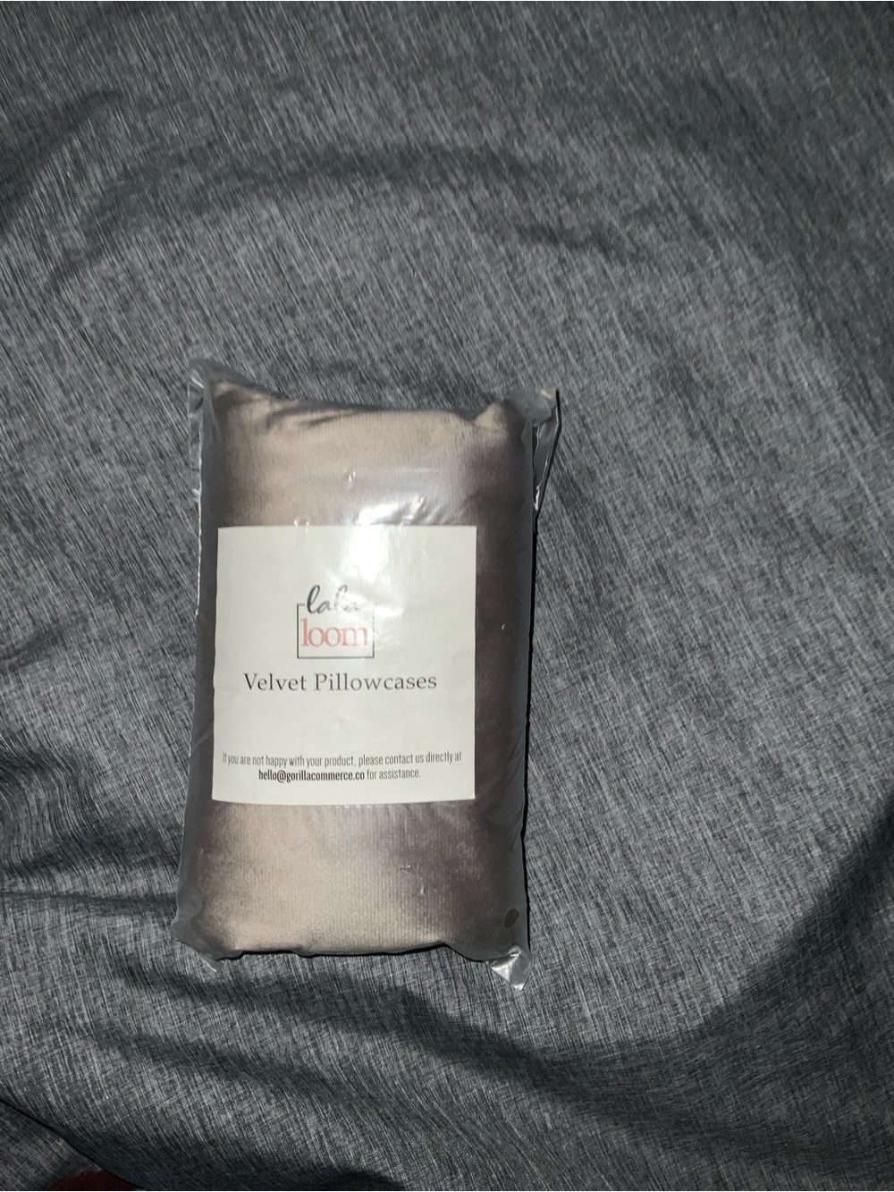 Velvet Pillowcases - Taupe